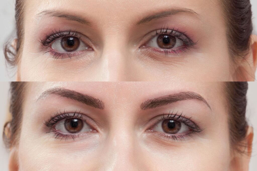 micropigmentacion cejas mujer